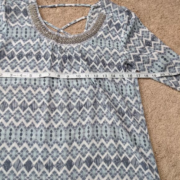 ⭐ 3 for $20 🌼 Studio Y Beaded Blouse - Picture 8 of 8